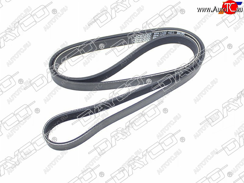 1 229 р. Ремень поликлиновой AUDI A1 1.4 10-A3 1.41.6 03-BMW E36 1.61.9 94-00VW JETTA 1.41.6 05-PASSAT DAYCO 6PK1736  с доставкой в г. Кемерово