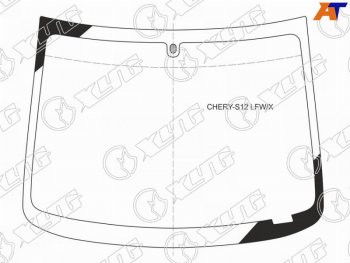 7 199 р. Стекло лобовое CHERY KIMO(S12) 5D HBK 07-15                                                          XYG CHERY-S12 LFW/X  с доставкой в г. Кемерово. Увеличить фотографию 1