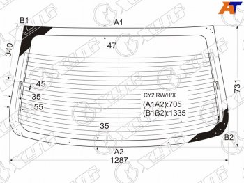 7 199 р. Стекло заднее (Цвет зеленый Обогрев) Mitsubishi Lancer 07-17  Galant Fortis 07-15  Lancer Evoluti XYG CY2 RW/H/X  с доставкой в г. Кемерово. Увеличить фотографию 1