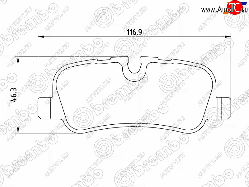 3 679 р. Колодки тормозные зад RH-LH SAT  Land Rover Range Rover Sport ( 1 L320,  2 L494) (2005-2017) дорестайлинг, рестайлинг  с доставкой в г. Кемерово