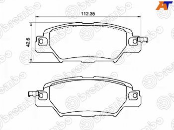 Колодки тормозные передние FL-FR SAT Mazda CX-5  KF (2016-2025)