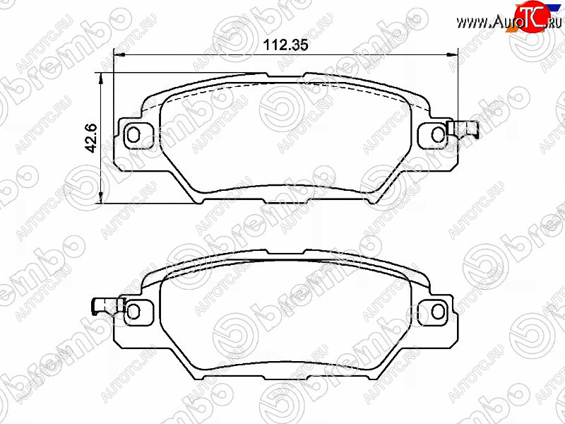 3 999 р. Колодки тормозные передние FL-FR SAT Mazda CX-5 KF (2016-2025)  с доставкой в г. Кемерово