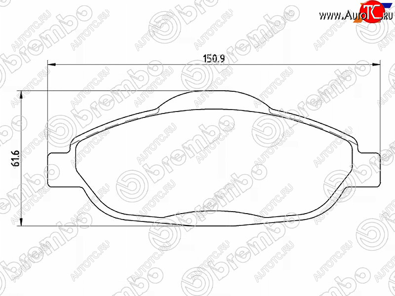 4 599 р. Колодки тормозные перед FL-FR SAT Peugeot 308 T7 универсал дорестайлинг (2007-2011)  с доставкой в г. Кемерово