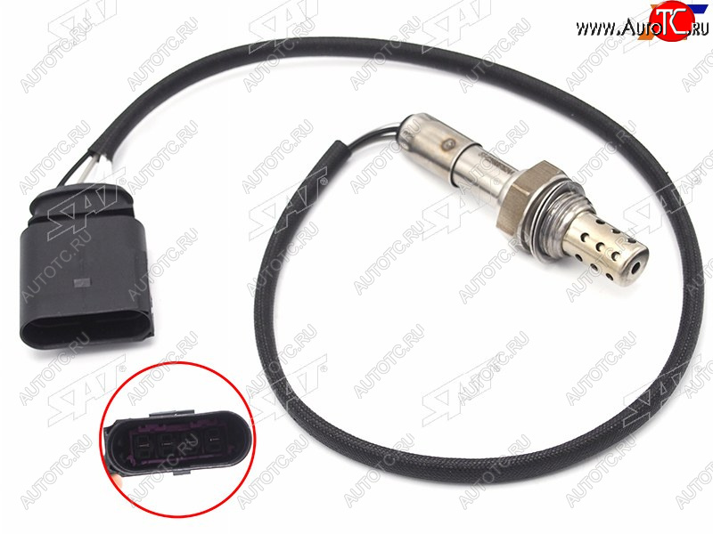 2 259 р. Датчик кислородный AUDI Q5 08-SKODA FABIAOCTAVIA 04-13VW POLO V 09-TOURAN 03-10POLO VI 20- SAT ST-036906262AA  с доставкой в г. Кемерово