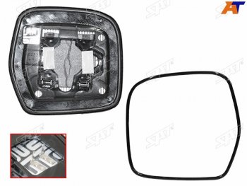 1 339 р. Полотно зеркала Toyota Land Cruiser (J100) 98-07 (Слева Обогрев) SAT ST-121-0121  с доставкой в г. Кемерово. Увеличить фотографию 1