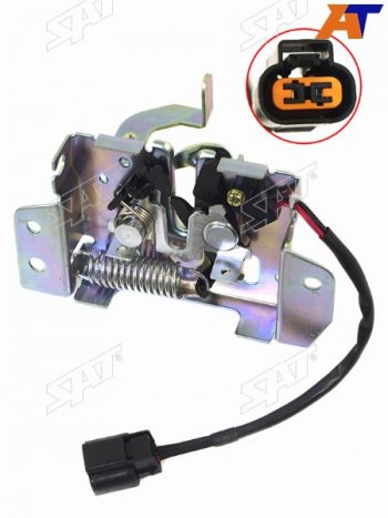 Замок капота (под концевик) SAT Mitsubishi Pajero  4 V80 (2006-2011) дорестайлинг