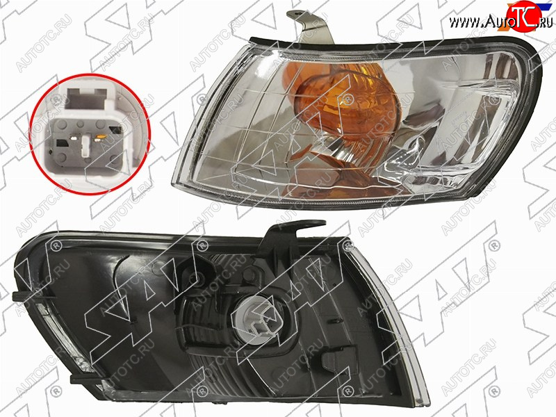 749 р. Габарит TOYOTA COROLLA 97-02 LH хрусталь SAT ST-212-15D8L  с доставкой в г. Кемерово