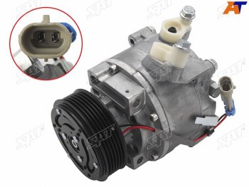 22 999 р. Компрессор кондиционера Chevrolet Aveo 11-15  Opel Mokka 12-19  Chevrolet Tracker 13-15  Opel Ada SAT ST-245-0007  с доставкой в г. Кемерово. Увеличить фотографию 1