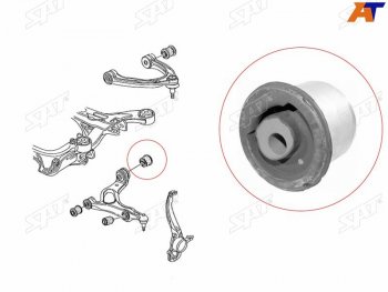 849 р. Сайлентблок Audi Q7 05-15  Volkswagen Touareg 02-10  Porsche Cayenne 02-10 SAT ST-7L0407182C  с доставкой в г. Кемерово. Увеличить фотографию 1