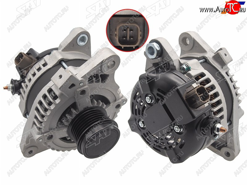 14 549 р. Генератор TOYOTA ALLIONAURISAVENSISCOROLLAISIS 1.61.8 06-13 07-11 12ZRFE 12V 110A              SAT ST-85-0086  с доставкой в г. Кемерово