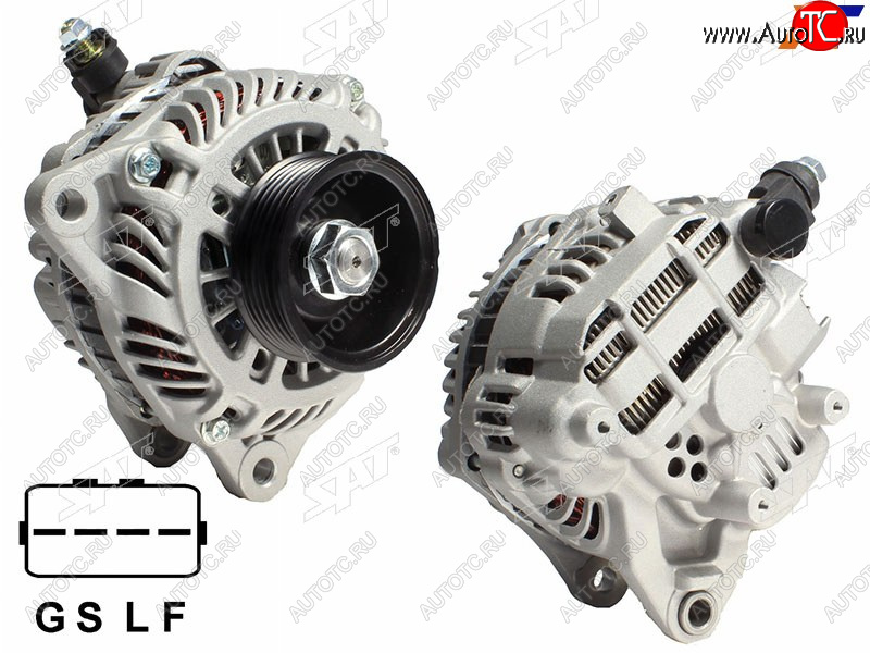 11 699 р. Генератор MMC ECLIPSEGALANT DJLANCER CS7OUTLANDER CU5W 2.4 07-08 4G69 12V 120A SAT ST-85-0026  с доставкой в г. Кемерово
