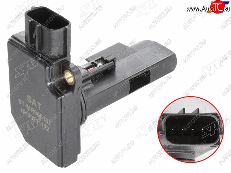 2 799 р. Датчик расхода воздуха MMC 4B1011124J114G154G644G696G7274756B31 1,8-3,0 SAT ST-MR985187  с доставкой в г. Кемерово