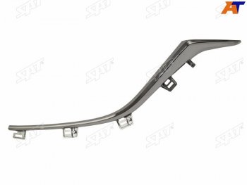 Левый молдинг решетки радиатора SAT Mazda 3/Axela BM дорестайлинг, хэтчбэк (2013-2016) (хром)