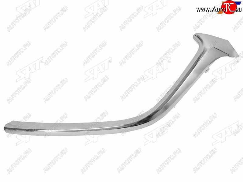 1 389 р. Левый молдинг решетки радиатора SAT Mazda 3/Axela BM рестайлинг седан (2016-2019) (хром)  с доставкой в г. Кемерово