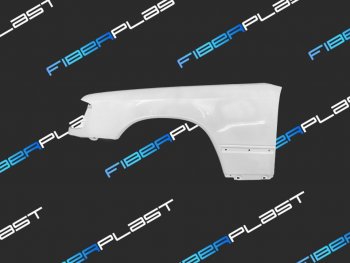 Переднее левое крыло (стеклопластик) Fiberplast Mercedes-Benz E-Class ( W124,  S124) (1984-1996) седан дорестайлинг, универсал рестайлинг (с жабрами)