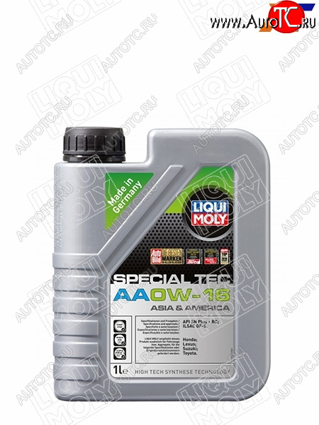 1 659 р. Масло моторное LIQUI MOLY Special Tec AA 0W-16 SPGF-6B 1л LIQUI MOLY 21326  с доставкой в г. Кемерово
