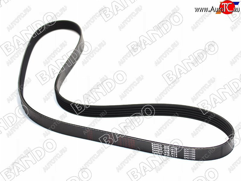 1 179 р. Ремень поликлиновой MITSUBISHI LANCER X 1,5 CY2A 07-(ALT+AC)TOYOTA 2C-3CE CE10#11# (AC)            BANDO 5PK1190  с доставкой в г. Кемерово