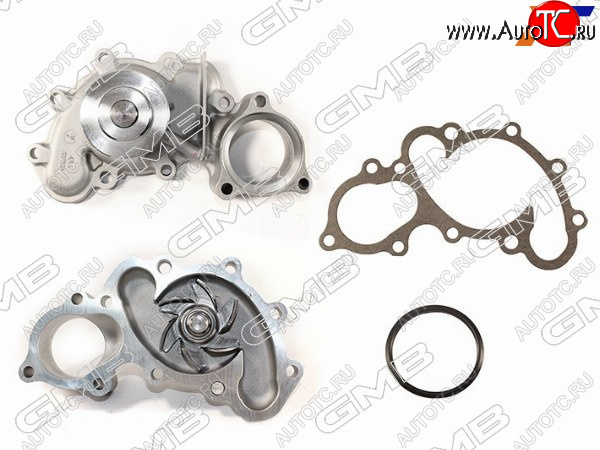 4 999 р. Насос водяного охлаждения TOYOTA LC PRADO VZJ120HILUX SURF VZN12# 5VZFE (с прокладкой) GMB GWT-103A  с доставкой в г. Кемерово