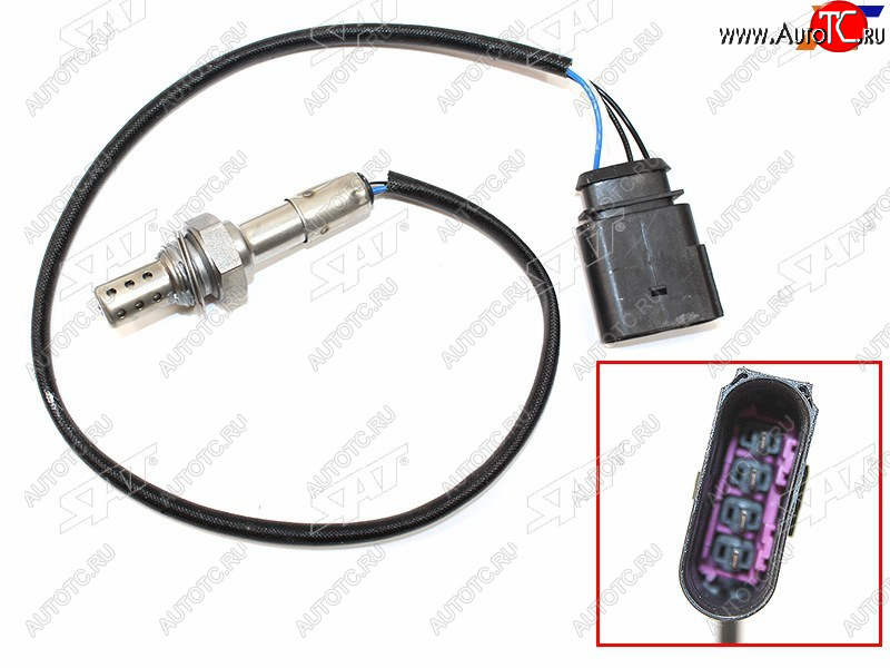 2 349 р. Датчик кислородный VAG OCTAVIA 97-10FABIA 99-07CADDY 95-04GOLF 97-05 SAT ST-06A906262  с доставкой в г. Кемерово