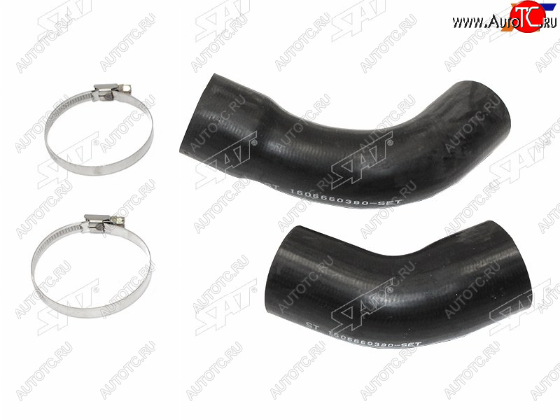 1 799 р. Комплект патрубов интеркулера левый CITROEN JUMPERFIAT DUCATOPEUGEOT BOXER 06-н.в.2,2D SAT ST-1606660380-SET  с доставкой в г. Кемерово