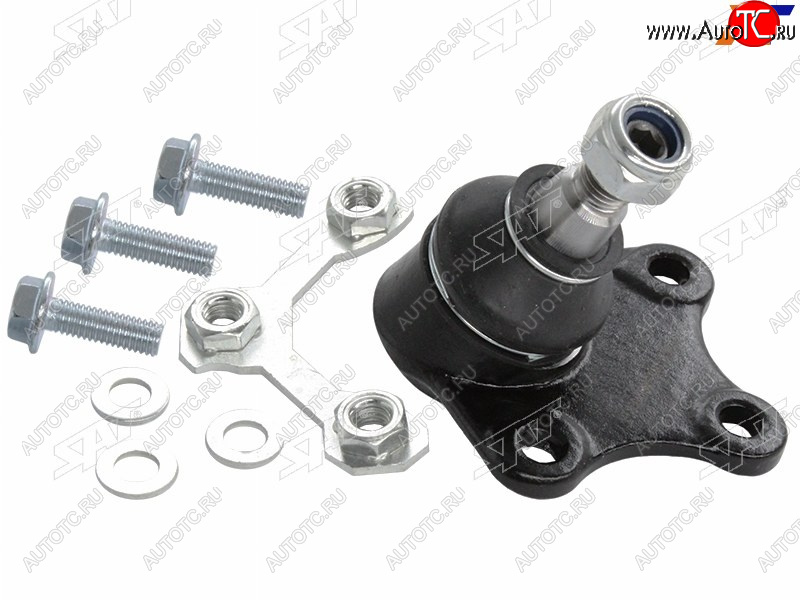 499 р. Шаровая опора SKODA FABIA 00-ROOMSTER 06-VOLKSWAGEN 03-09 RH SAT ST-6Q0407366E  с доставкой в г. Кемерово
