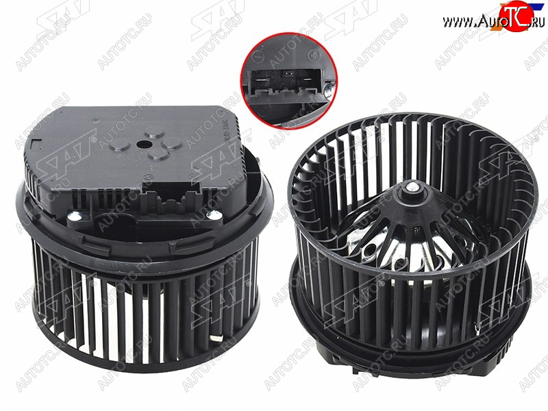 11 599 р. Мотор отопителя салона Ford Focus 04-11  Volvo C30 06-13  S40 04-12  V50 03-12 SAT ST-94-0044  с доставкой в г. Кемерово