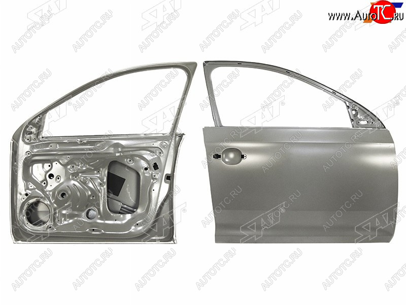 15 899 р. Дверь передняя Skoda Rapid 12-20  Volkswagen Polo 20-22 (Справа) SAT ST-SDR1-040-1  с доставкой в г. Кемерово