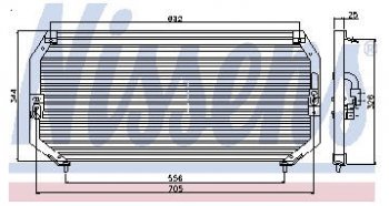 CARINA E 93-97 КОНДЕНСАТОР КОНДИЦ (NISSENS) (NRF) (GERI) (см.каталог) BodyParts tycae93-930