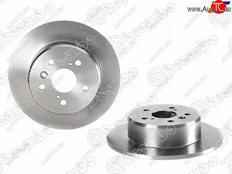 4 499 р.  Диск тормозной задний Ø290 BREMBO  Toyota Camry ( XV30,  XV40,  XV50) - Harrier  XU10  с доставкой в г. Кемерово