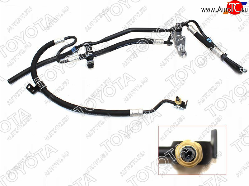 36 899 р. Шланг ГУР Toyota Land Cruiser (J200) 07-21 TOYOTA 44410-60751  с доставкой в г. Кемерово