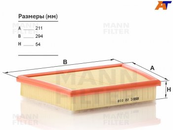 Фильтр воздушный MANN BMW 2 серия  F22 - X2  F39