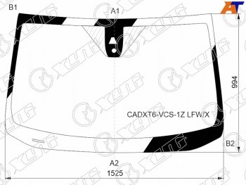10 649 р. Стекло лобовое (Камера Датчик дождя) Cadillac XT6 19-22 XYG CADXT6-VCS-1Z LFW/X  с доставкой в г. Кемерово. Увеличить фотографию 1