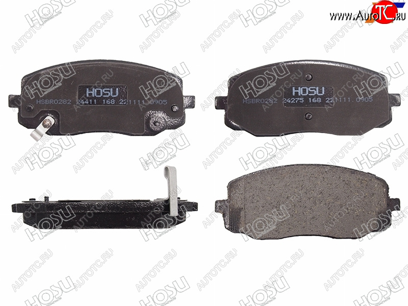 1 129 р. Колодки тормозные перед FR-FL SAT KIA Picanto 2 TA хэтчбэк 5 дв. дорестайлинг (2011-2015)  с доставкой в г. Кемерово