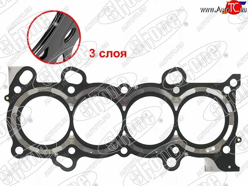 3 899 р. Прокладка ГБЦ K24Z1 STONE Honda CR-V RE1,RE2,RE3,RE4,RE5,RE7 дорестайлинг (2007-2010)  с доставкой в г. Кемерово