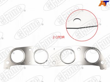 679 р. Прокладка выпускного коллектора TOYOTA COROLLAALLION 1ZZ-FE 00- STONE JB-1240016-F  с доставкой в г. Кемерово. Увеличить фотографию 1