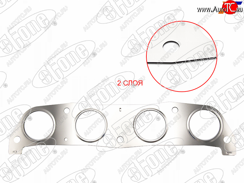 679 р. Прокладка выпускного коллектора TOYOTA COROLLAALLION 1ZZ-FE 00- STONE JB-1240016-F  с доставкой в г. Кемерово