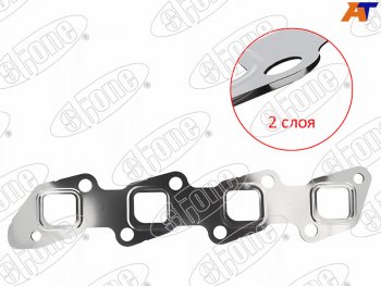 539 р. Прокладка выпускного коллектора NISSAN PATHFINDERNAVARANP300X-TRAIL YD22ETIYD25DDTI STONE JB-02771  с доставкой в г. Кемерово. Увеличить фотографию 1