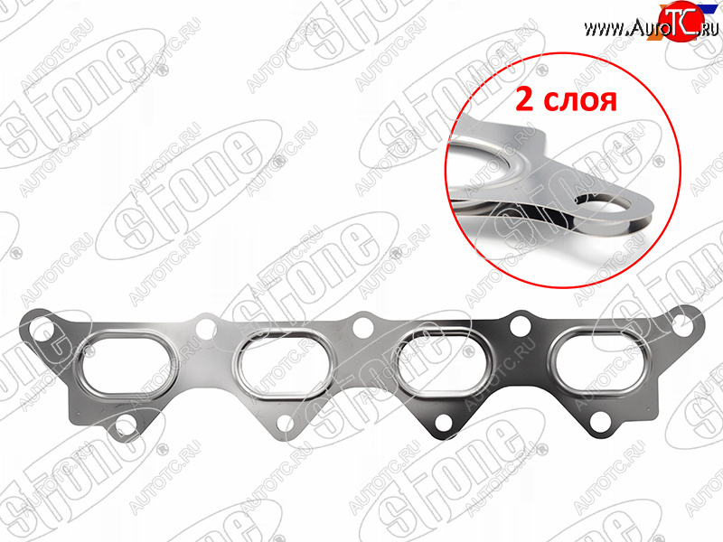 479 р. Прокладка выпускного коллектора MITSUBISHI LANCER 4G15 00- STONE JB-32300  с доставкой в г. Кемерово
