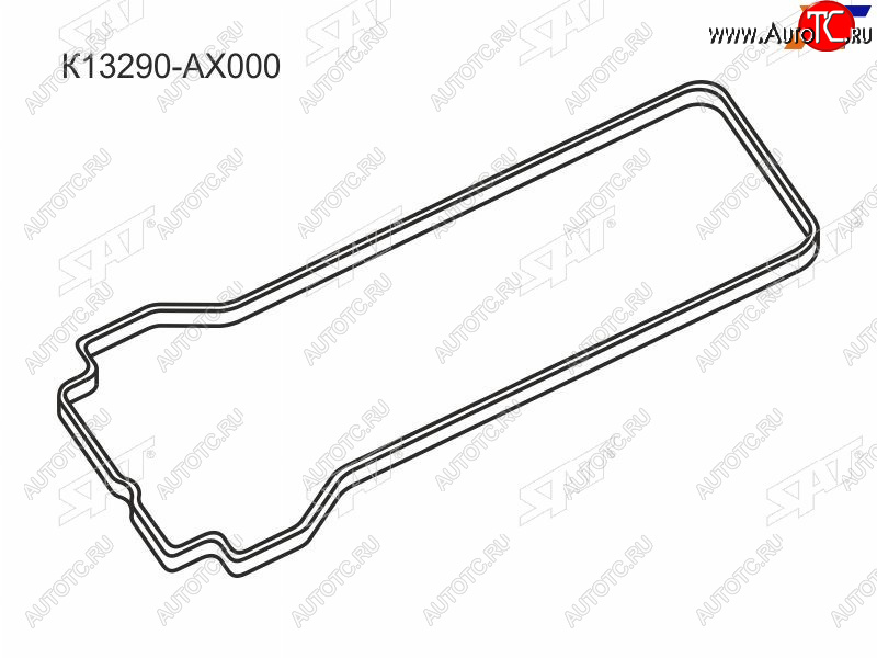 263 р. Прокладка клапанной крышки NS CG10-12, CR10-14, K12Y12Z11 SAT K13270-AX000  с доставкой в г. Кемерово