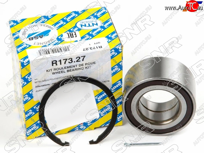 4 649 р. Подшипник передней ступицы MMC LANCER X/OUTLANDER XL/DODGE CALIBER 06-/CHRYSLER SEBRING 07- (ремком. SNR R17327, r17327 SNR R17327  с доставкой в г. Кемерово