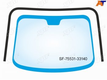 1 949 р. Молдинг лобового стекла (П-образный) Toyota Camry (XV50) 11-18  Aurion 12-15  Camry UAEUSA 11-17 SAT SF-75531-33140  с доставкой в г. Кемерово. Увеличить фотографию 1