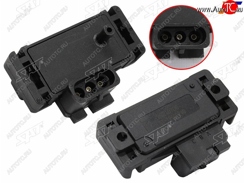 669 р. Датчик абсолютного давления воздуха OPEL ASTRACORSAVECTRADAEWOO NexiaEsperoCHEVROLET Lanos T100 SAT ST-12569240  с доставкой в г. Кемерово