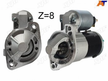 6 449 р. Стартер Mitsubishi Galant 96-12 / Lancer 02-10 / Outlander 02-09 / Airtrek 01-05 (1,4 kW/ Z=8) SAT ST-1810A001N, st1810a001n SAT ST-1810A001N  с доставкой в г. Кемерово. Увеличить фотографию 1