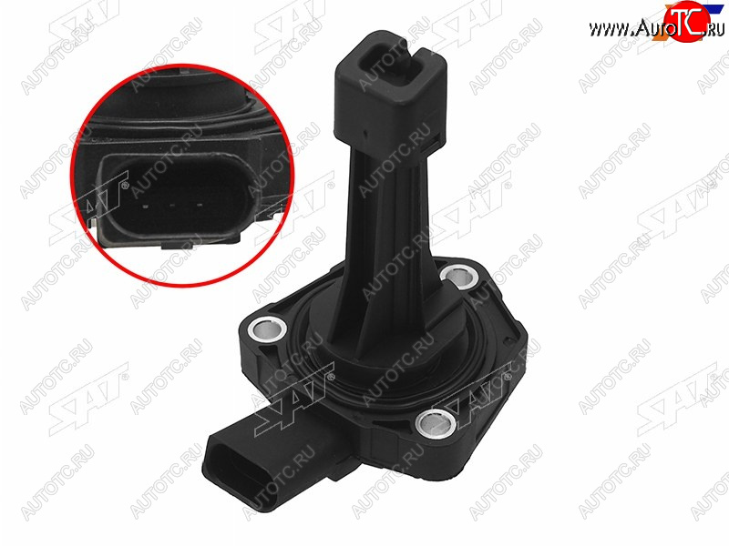 3 399 р. Датчик уровня масла в двигателе SKODA FABIA 11-21 OCTAVIA 09-13 TIGUAN 08-18 SAT ST-304-0028  с доставкой в г. Кемерово