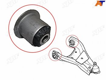 299 р. Сайлентблок переднего нижнего рычага RENAULT DUSTER 10-                                              SAT ST-545001535-BU  с доставкой в г. Кемерово. Увеличить фотографию 1