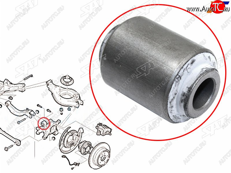 499 р. Сайлентблок Chevrolet Captiva 06-15  Opel Antara 06-15  Daewoo Winstorm 06-10 SAT ST-96626434-B1  с доставкой в г. Кемерово