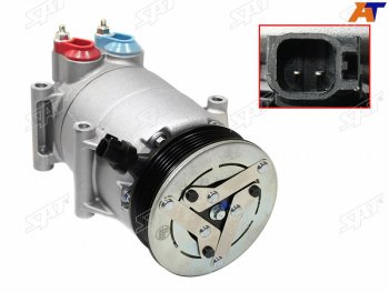 22 999 р. Компрессор кондиционера Ford Focus 14-19  Mondeo 07-15  Galaxy 06-15  S-MAX 06-15 SAT ST-FD50-396-0  с доставкой в г. Кемерово. Увеличить фотографию 1