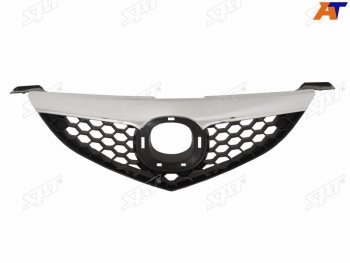 Решетка радиатора SAT Mazda 3/Axela  BK (2006-2009) рестайлинг седан, рестайлинг, хэтчбэк (молдинг хром)