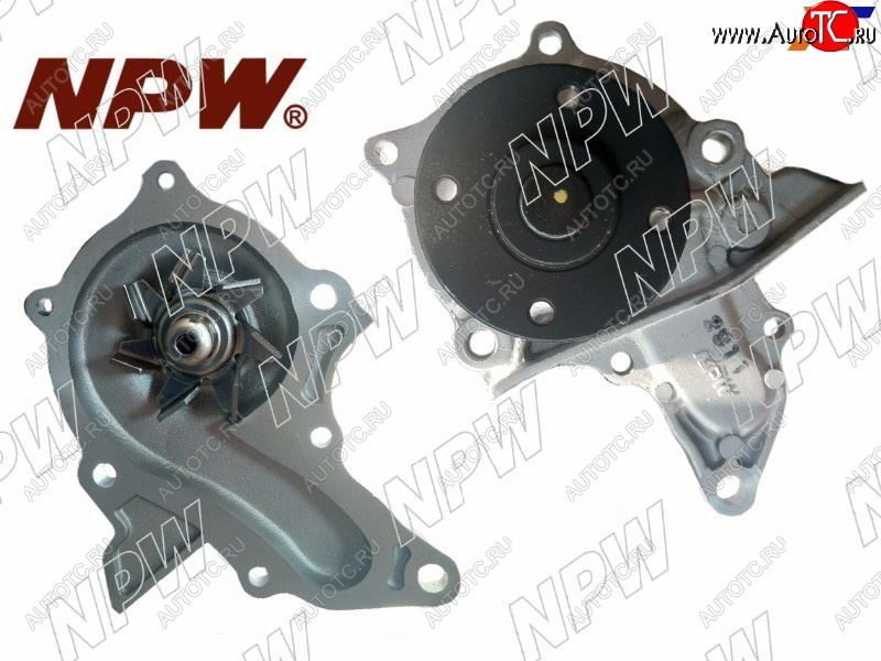2 379 р. Насос водяного охлаждения TOYOTA 7AFE 96-01 NPW (вылет 15mm) (с прокладкой) NPW T-109A  с доставкой в г. Кемерово