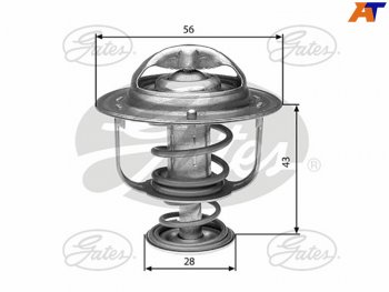 Термостат с прокладкой MITSUBISHI COLTDELICAPAJERORVRLANCERGALANT 6A116A126A134G644G914G93 GATES TH31388G1